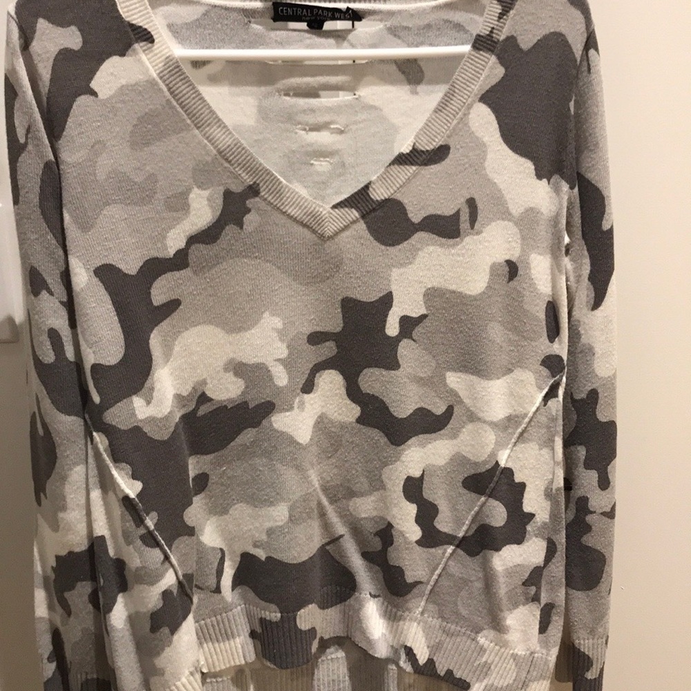 Central Park West Kiawah V Neck Sweater